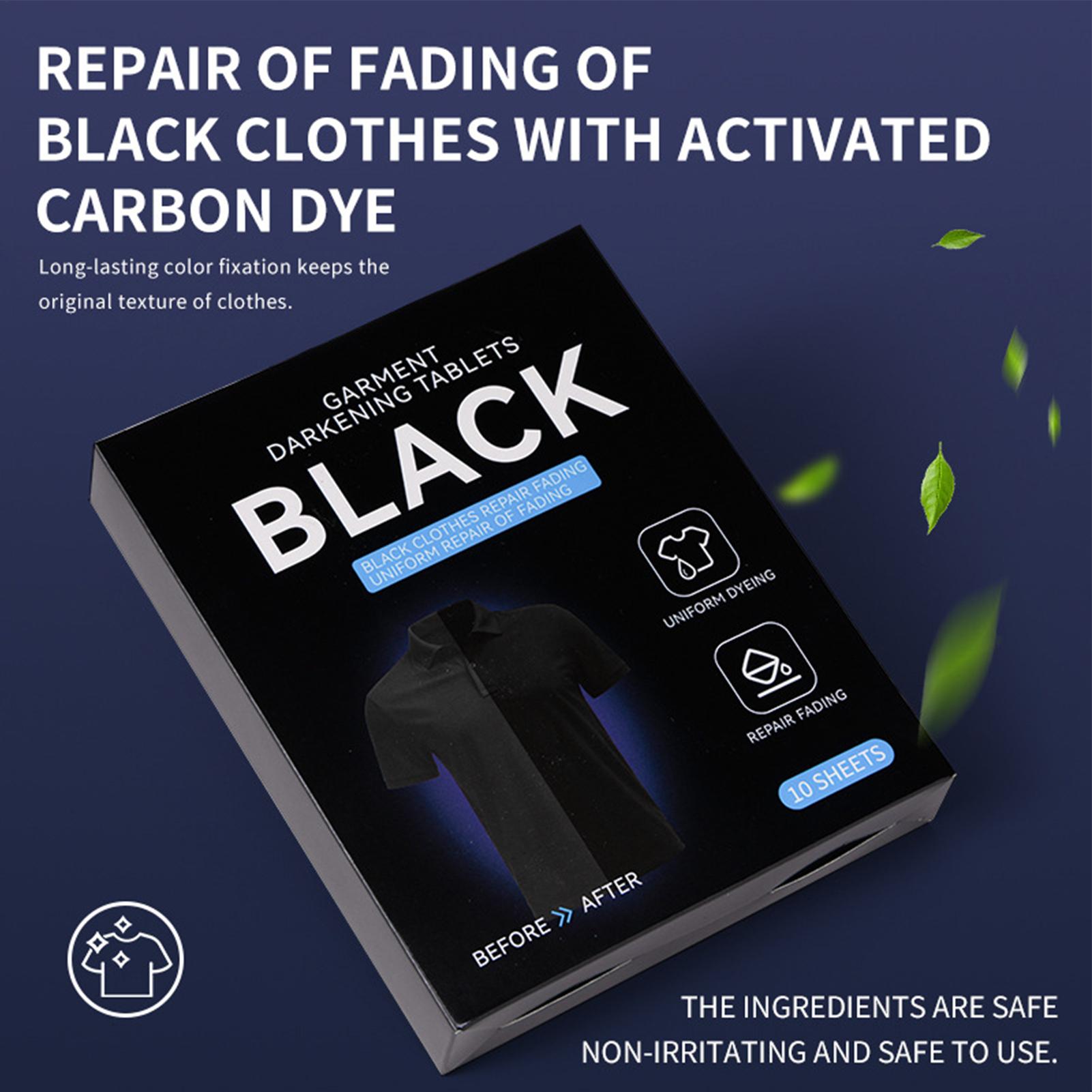 Silk Painting Dye - 衣類用布染料 ブラック ナチュラルペイントアクセサリー 10個入り 衣類用染料 綿、リネン、シルク、ウール、Tシャツ用