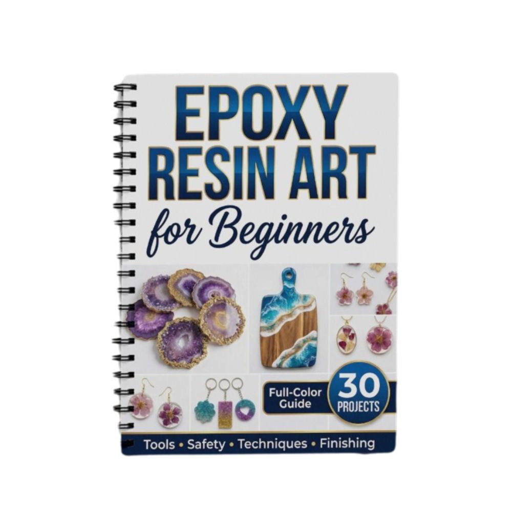Art Craft Book - ステップバイステップ エポキシ樹脂アートハンドブック 30 プロジェクト クリエイティブエッセンシャルガイドノートブック イラスト入り初心者向け