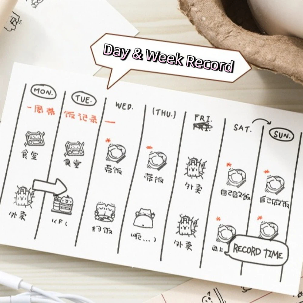 Art Craft Board - 6 個かわいいデザイン猫感情スタンプミニサイズ日常生活シリーズスクラップブッキングスタンププラスチックハンドル白ゴムスタンプ DIY 工芸品