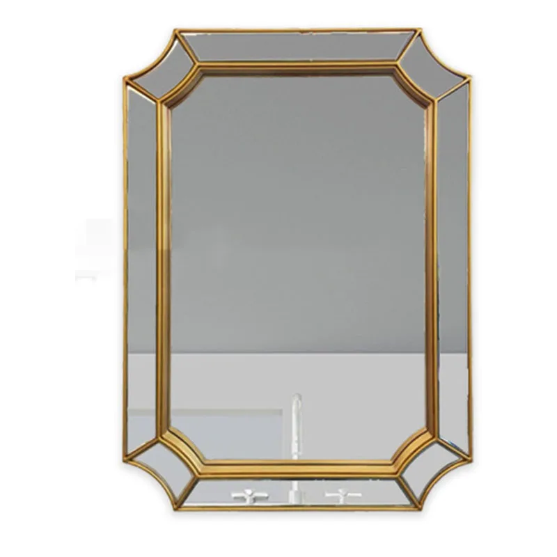 Art Craft Mirror - サンチャモ モダンライトラグジュアリー ベネチアンバスルームミラー 壁掛けポーチ装飾 大型吊り下げミラー ヴィンテージアート＆クラフト用品