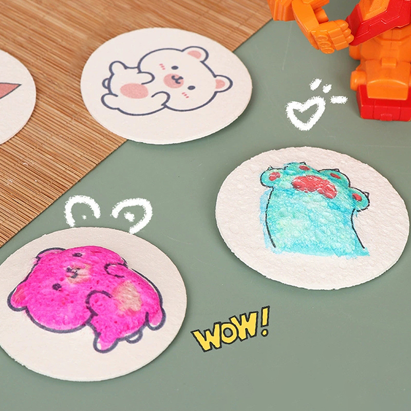 Art Craft Board - 3D マジックふわふわ泡テクスチャ絵画紙子供のための DIY 描画アート教育クラフトスポンジキャンバスボード手芸おもちゃ