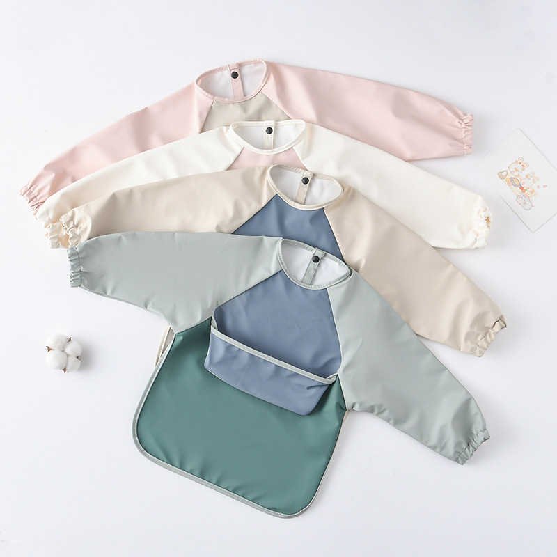 キッズベビー長袖PUよだれかけ子供幼児アートクラフト防水食事 - Art Craft For Toddlers のレビューと価格