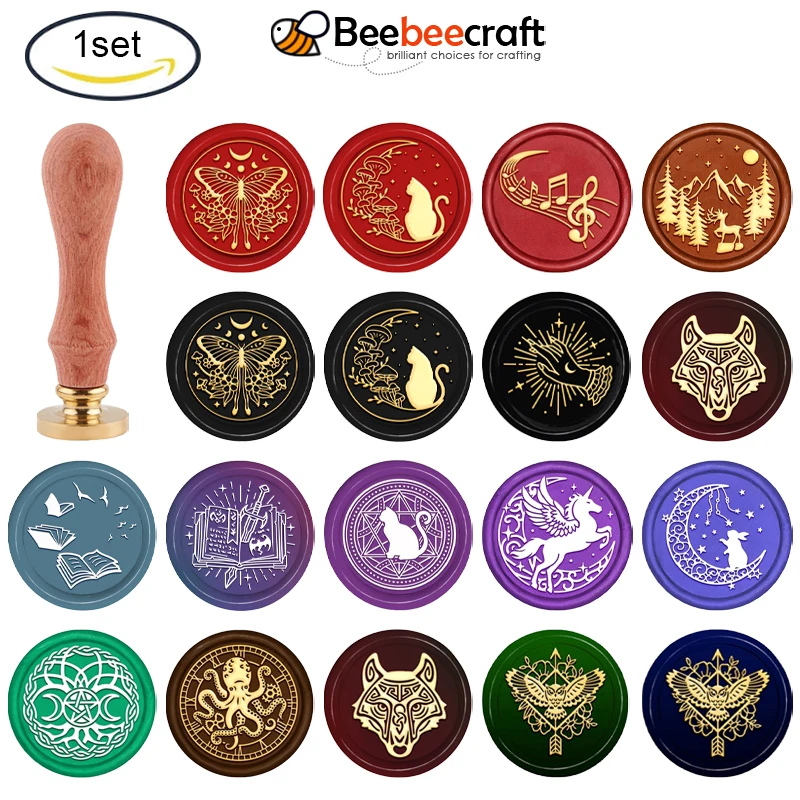 バタフライシールスタンプ,ハンドル付き真ちゅう製ヘッドスタン - Batik Wax Kit のレビューと価格