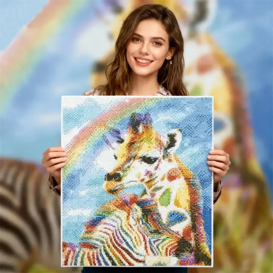 キリン ゼブラ 動物 DIY アートクラフト 大人向け スタ - Art Craft Zebra のレビューと価格
