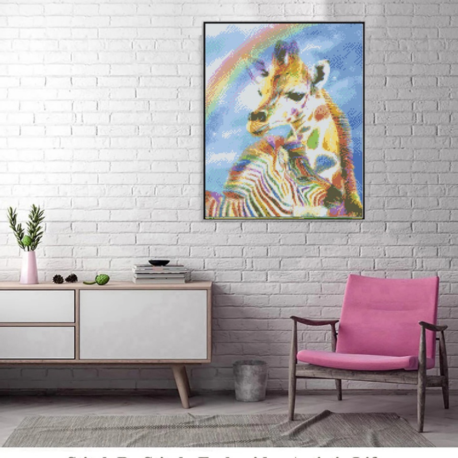 キリン ゼブラ 動物 DIY アートクラフト 大人向け スタ - Art Craft Zebra のレビューと価格