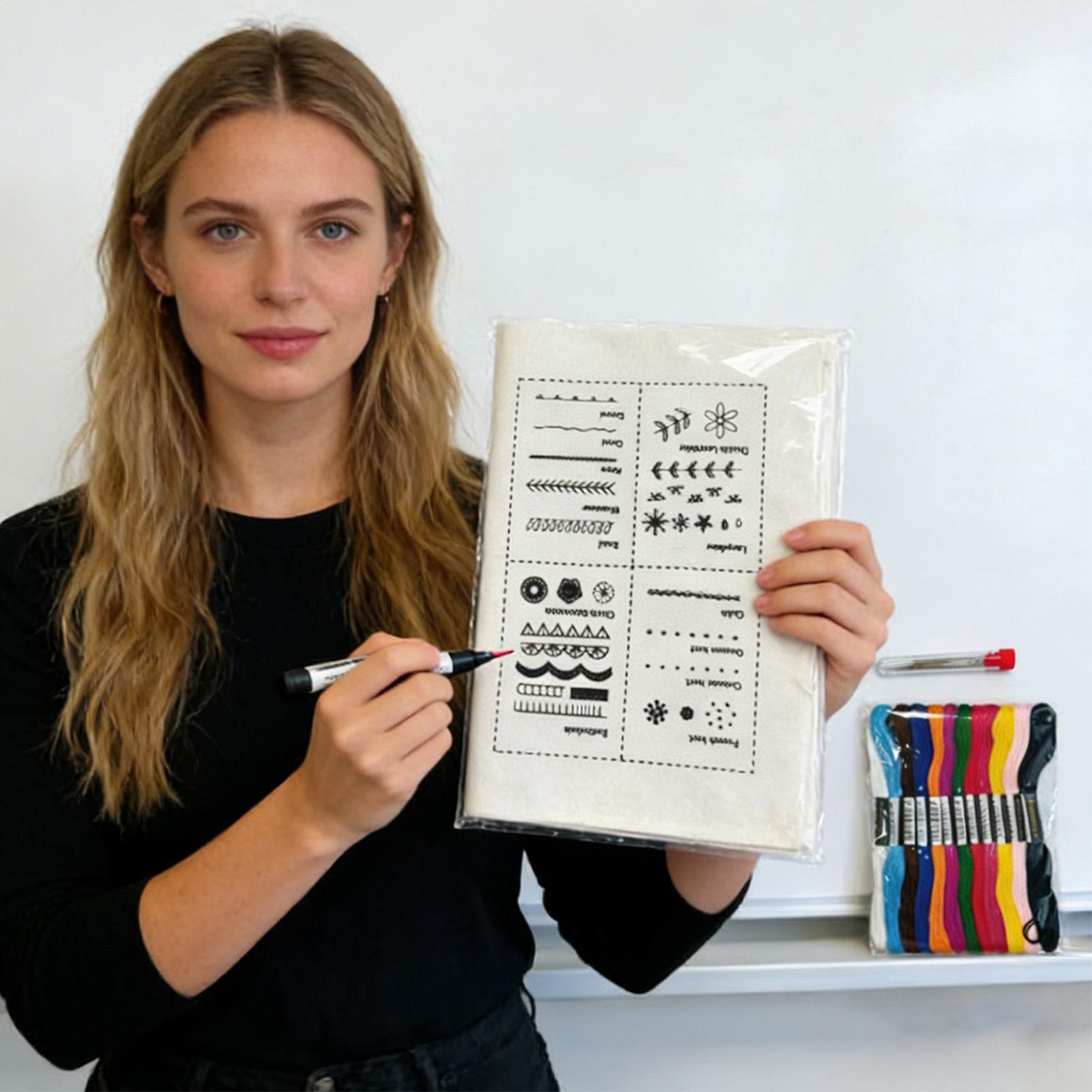DIY 刺繍針糸ブック手作りクラフト用品完全な刺繍キットキル - Art Craft Book のレビューと価格