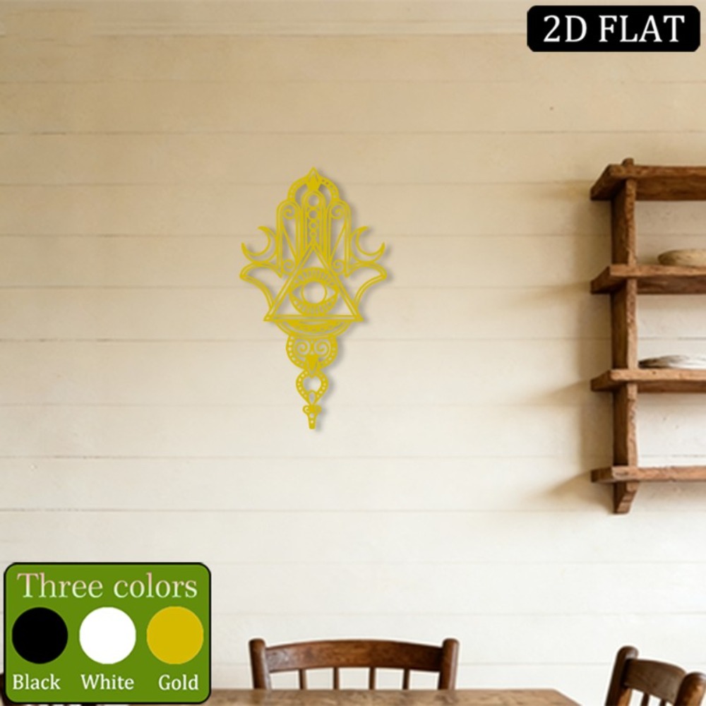 CIFBUY 鉄製ウォールアート ハムサ邪視メタル彫刻 壁掛 - Art & Craft Activities For Toddlers のレビューと価格