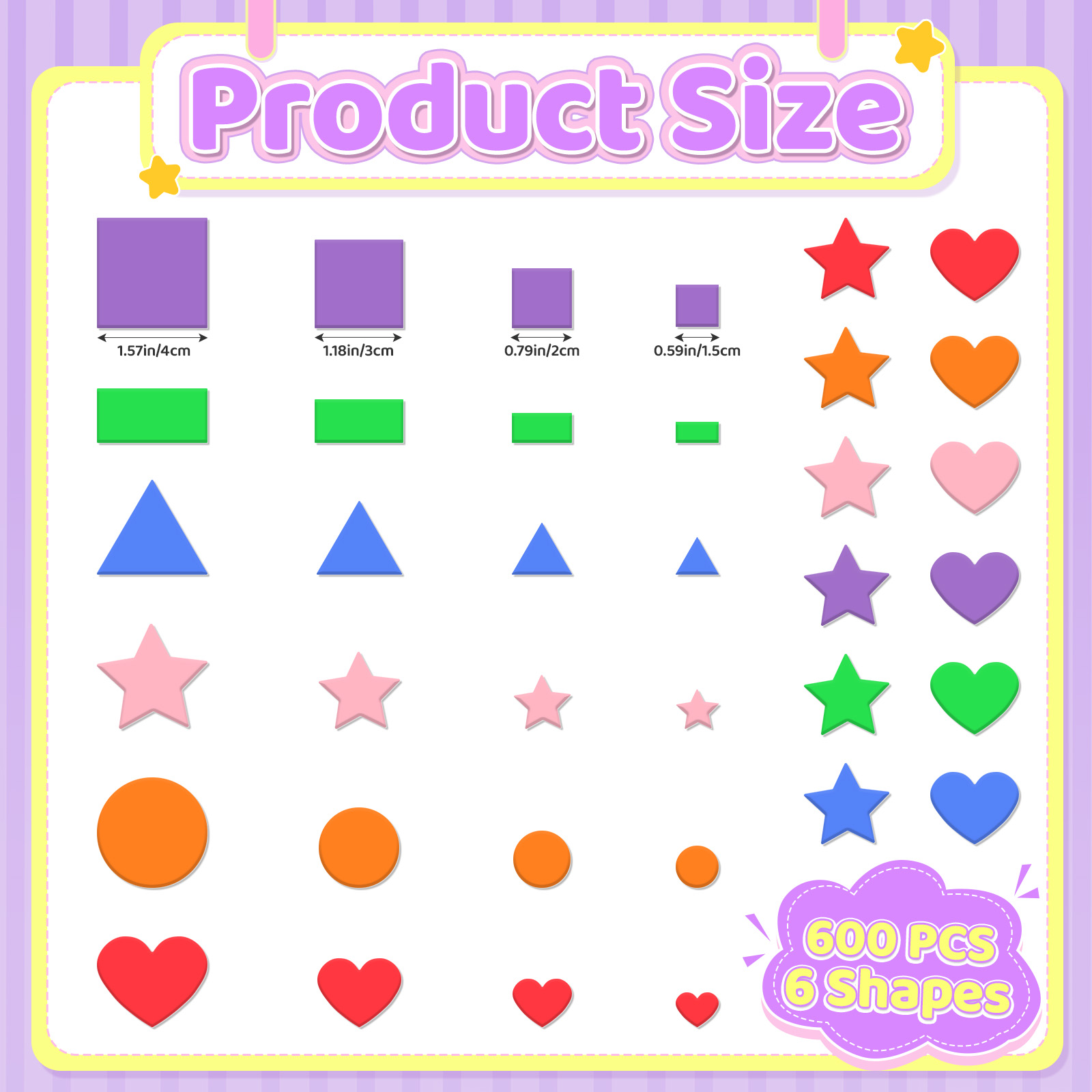 6/12/24 枚の非毒性 EVA フォーム幾何学ステッカー - Art Craft For Toddlers のレビューと価格