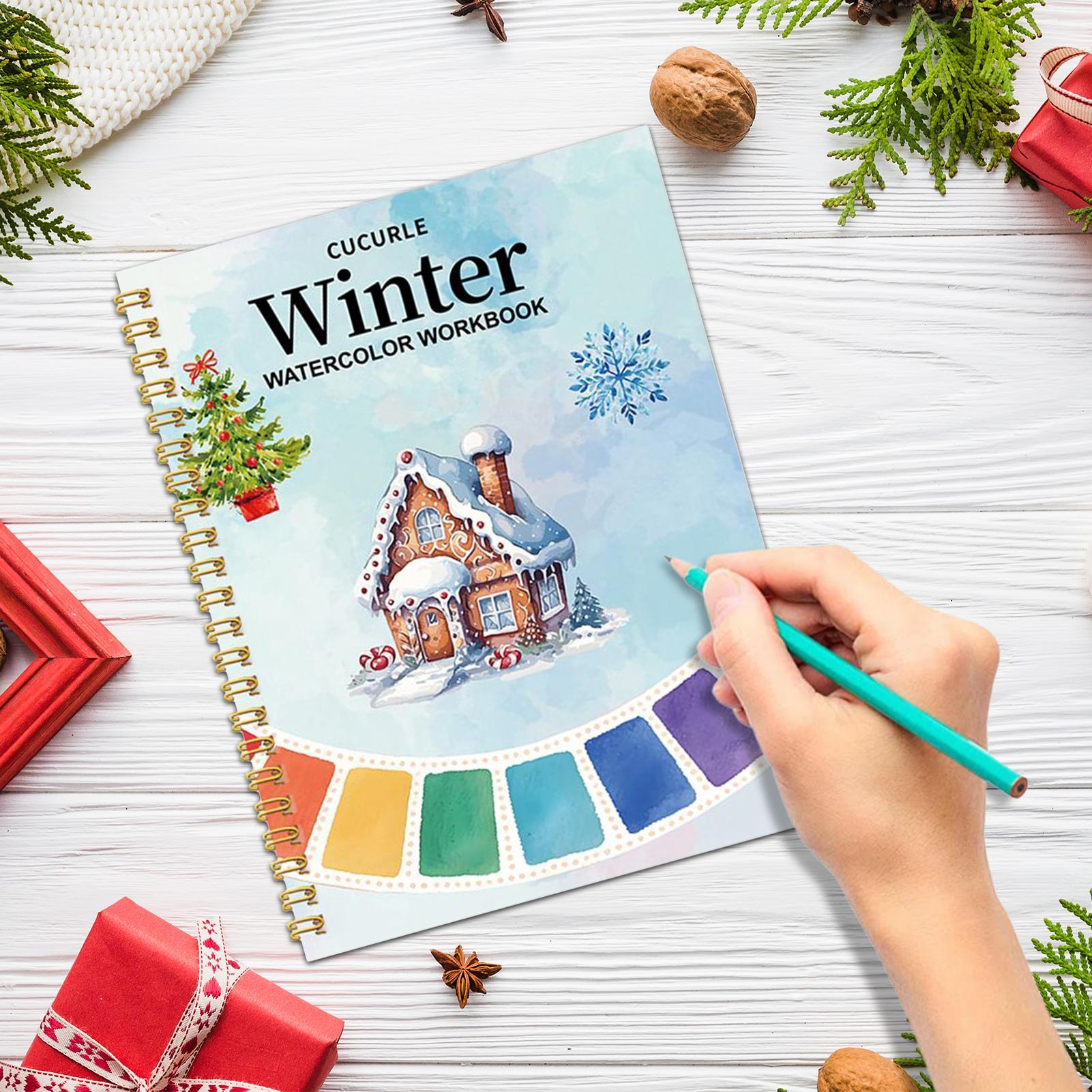 初心者向け水彩ワークブック クリスマス水彩ワークブック ぬり - Art Craft Book のレビューと価格