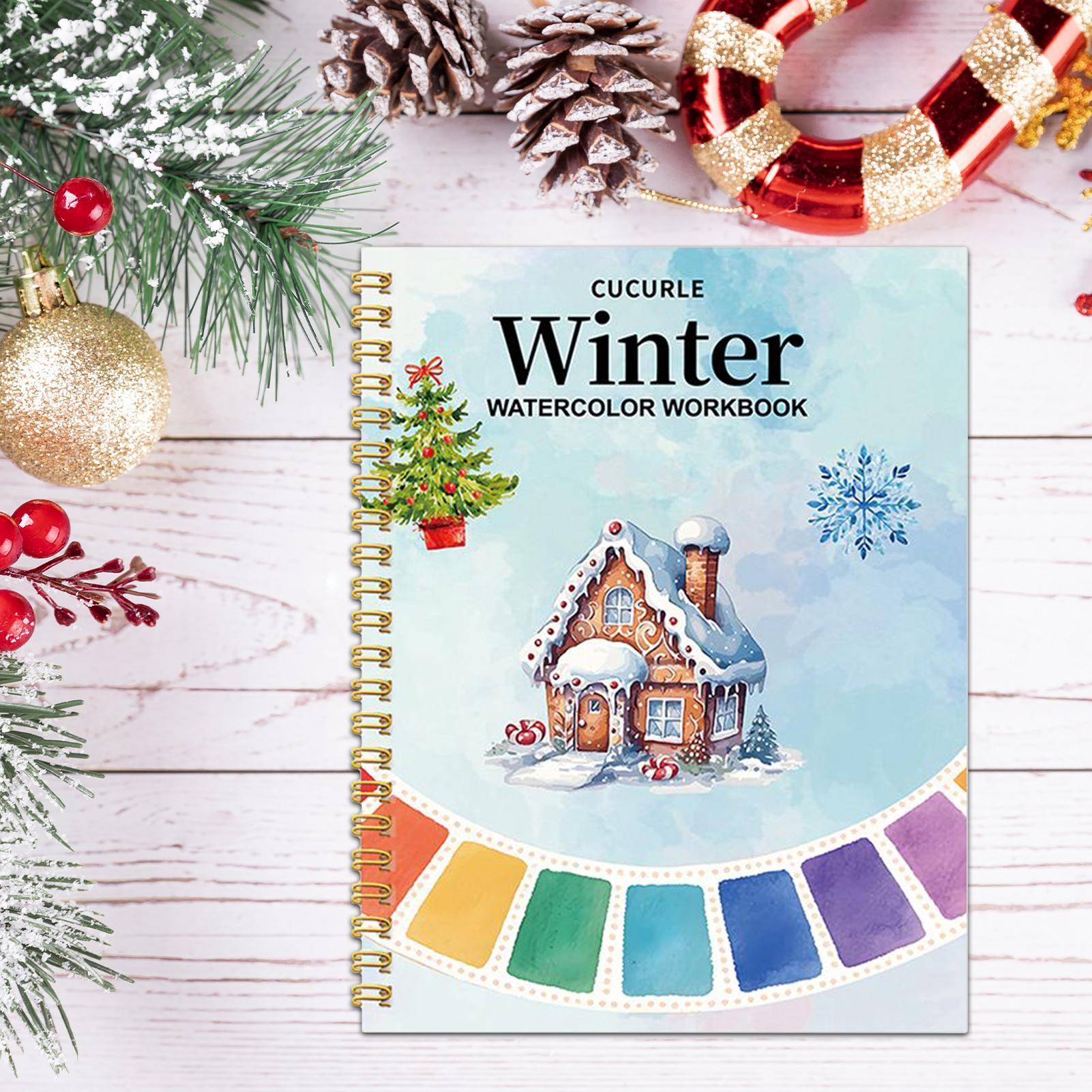 初心者向け水彩ワークブック クリスマス水彩ワークブック ぬり - Art Craft Book のレビューと価格