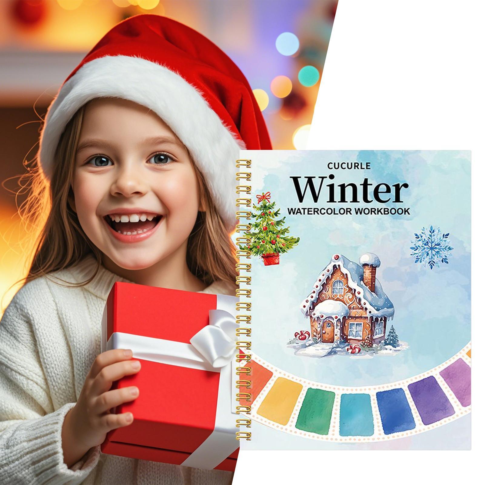 初心者向け水彩ワークブック クリスマス水彩ワークブック ぬり - Art Craft Book のレビューと価格