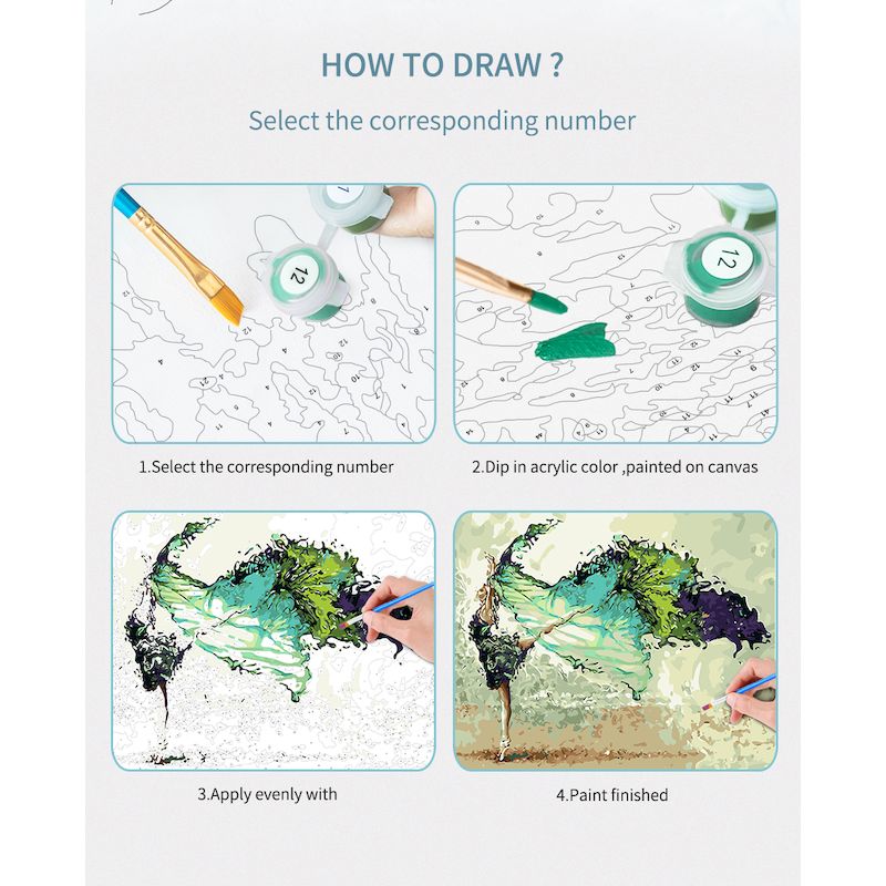 Gatyztory-大人のための数字による絵画,花,バラ,モ - Art Craft Rose のレビューと価格