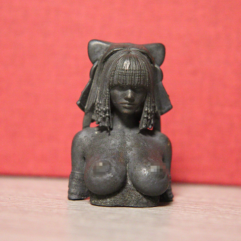 裸の巨乳美女像 黒真鍮 エジプト女王 フィギュア ミニチュア - Queen Art Craft のレビューと価格