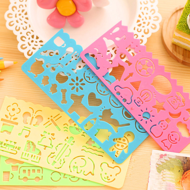 子供描画おもちゃ DIY 絵画テンプレート定規アートクラフト - Art Craft For Toddlers のレビューと価格