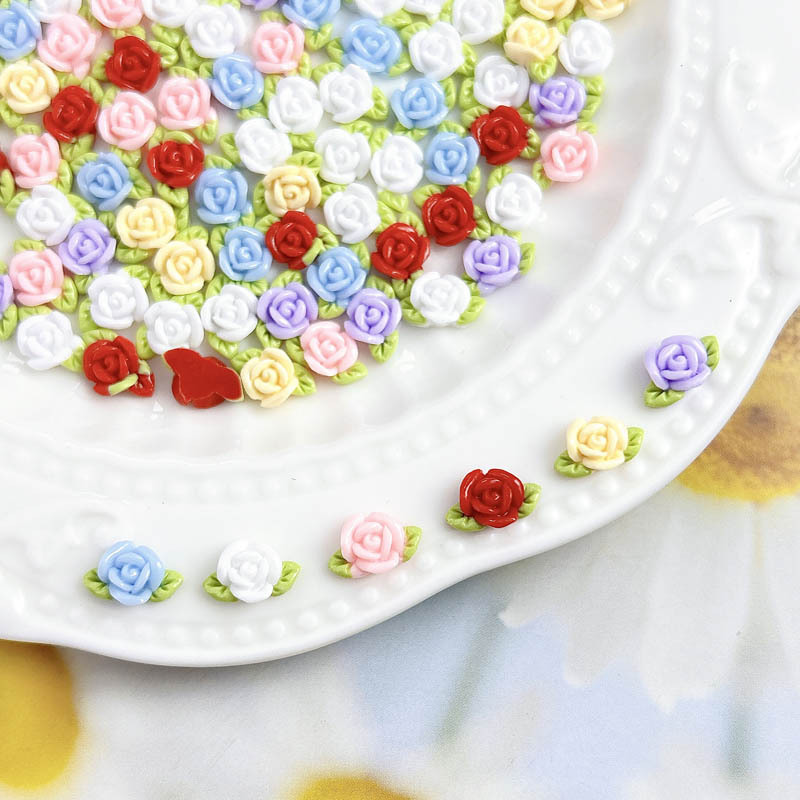 30 個樹脂ローズネイルアートデコレーションミニマリスト発光 - Art Craft Rose のレビューと価格