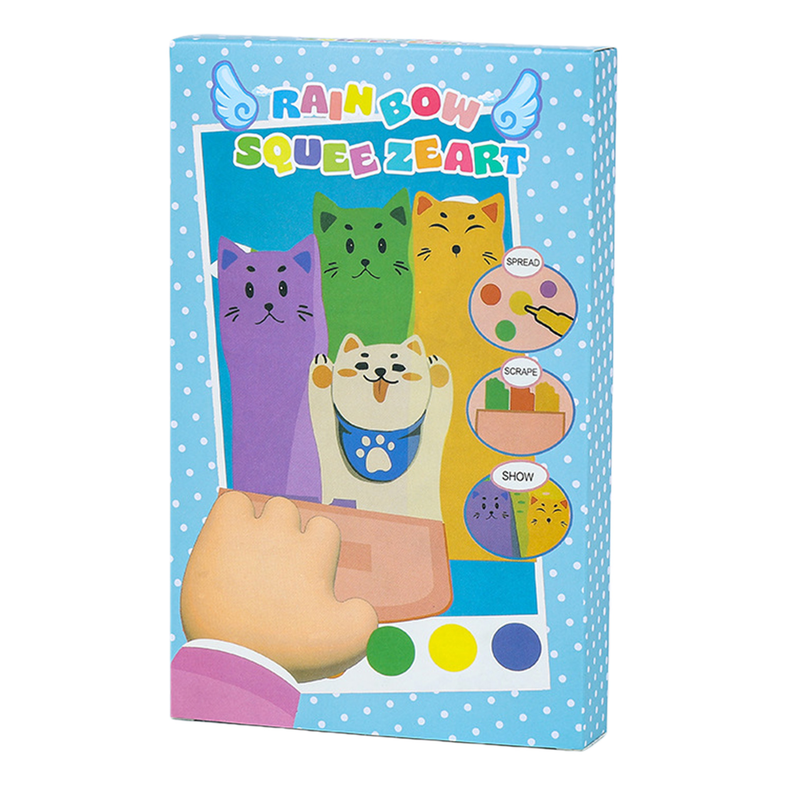 マジックレインボースクラッチペーパーアートセット クリエイテ - Art Craft For Toddlers のレビューと価格
