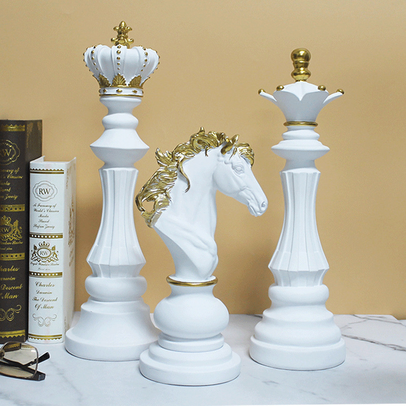 北欧チェス装飾品 チェスセット キング ウォーホース クイー - Queen Art Craft のレビューと価格