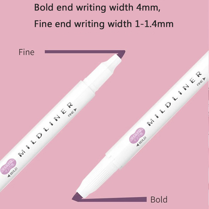 新しいゼブラマイルドライナーハイライターマーカー、WKT7  - Illustration Marker Set のレビューと価格