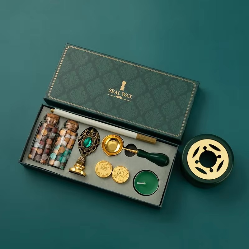 ワックススタンプセット,ヴィンテージ,豪華キット,招待状,結 - Batik Wax Kit のレビューと価格