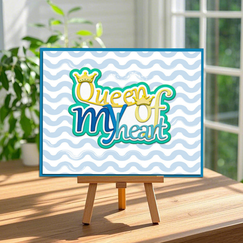 私の心の女王炭素鋼切削ダイスエンボス加工金型 DIY スクラ - Queen Art Craft のレビューと価格