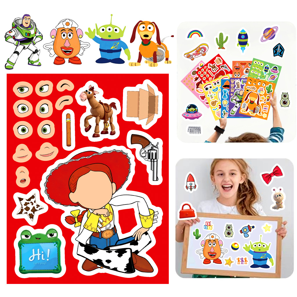 トイ・ストーリー5 メイク・ア・フェイス・ステッカー カート - Art Craft Materials のレビューと価格