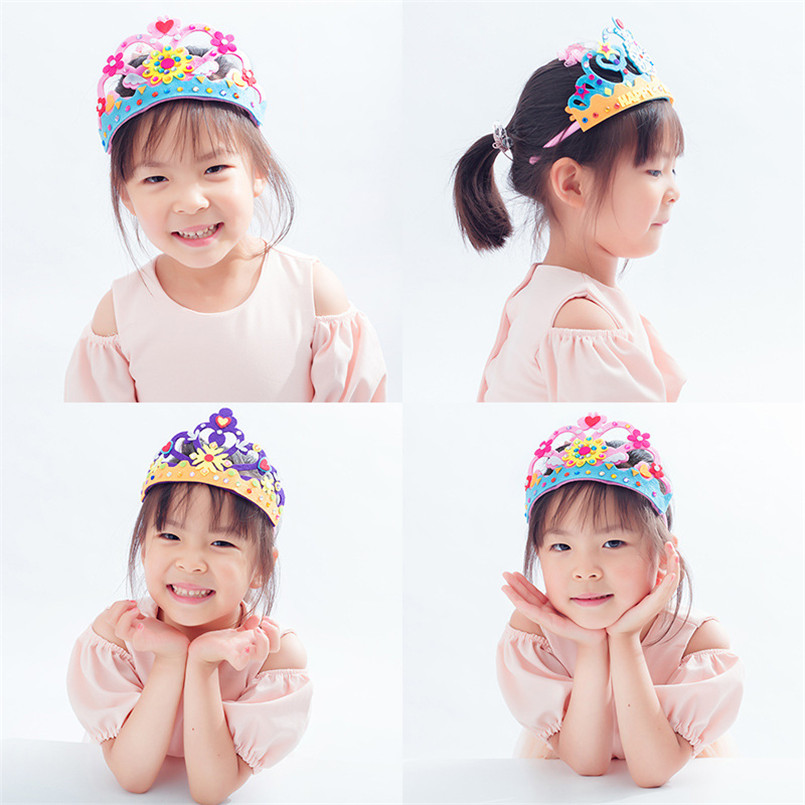 DIY 工芸品おもちゃクラウンクリエイティブ紙スパンコール花 - Art Craft For Toddlers のレビューと価格