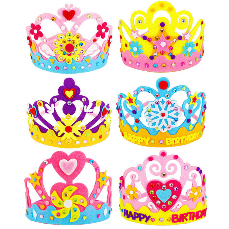 DIY 工芸品おもちゃクラウンクリエイティブ紙スパンコール花 - Art Craft For Toddlers のレビューと価格