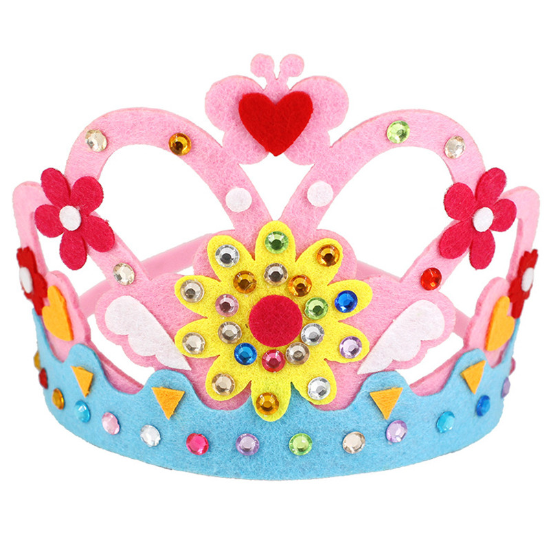 DIY 工芸品おもちゃクラウンクリエイティブ紙スパンコール花 - Art Craft For Toddlers のレビューと価格