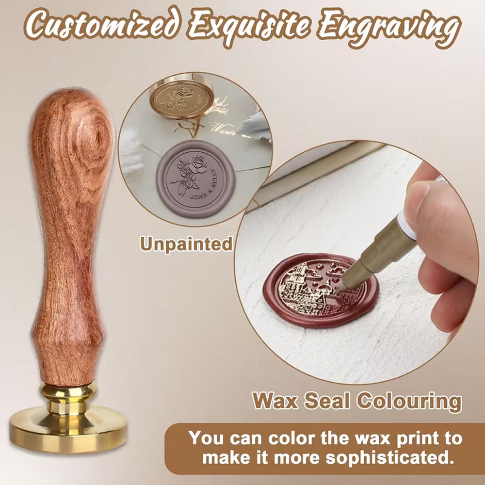 パーソナライズワックスシーリングスタンプ カスタムウェディン - Batik Wax Kit のレビューと価格