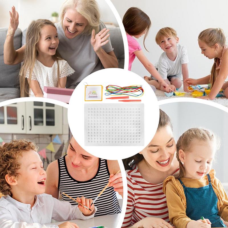 子供のための漫画のパターンの糸通しのおもちゃ,カラフルな糸の - Art Craft For Toddlers のレビューと価格