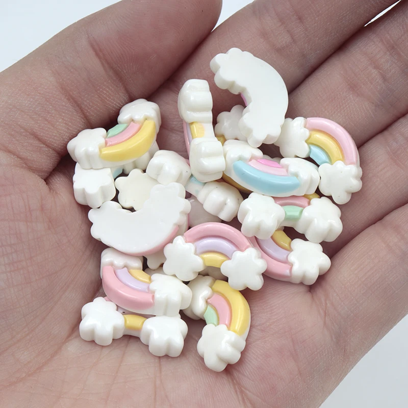 30 個/300 個ミニ樹脂レインボーフラットスクラップブッ - Art Craft For Toddlers のレビューと価格
