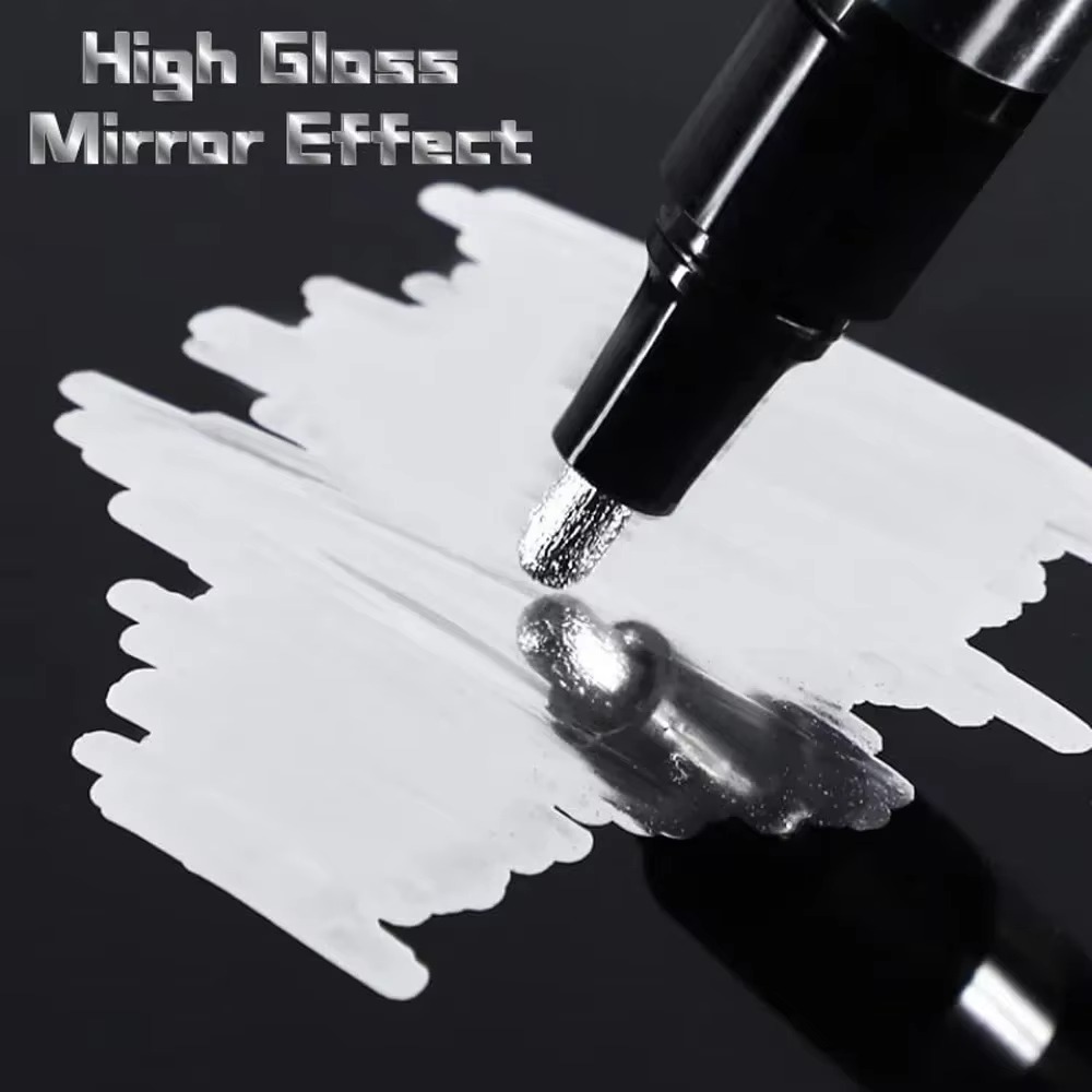 20/1個 2色メタリッククロームペイントマーカー、2mm防 - Art Craft Mirror のレビューと価格