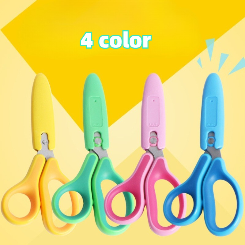 保護カバー付き子供用安全はさみ、クラフトはさみ、先端が丸い幼 - Art Craft For Toddlers のレビューと価格