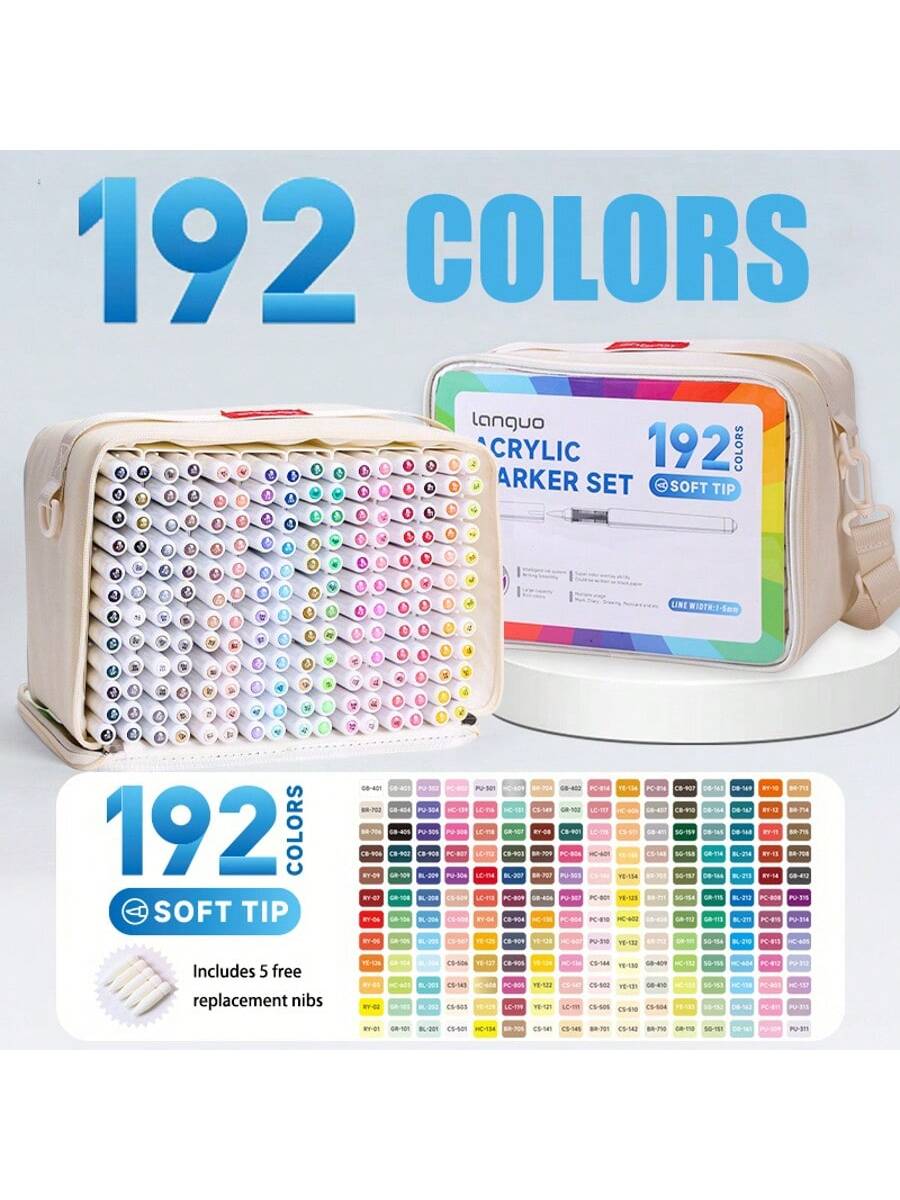Languo 96/240色直液式アクリルマーカーペン、交換 - Illustration Marker Set のレビューと価格