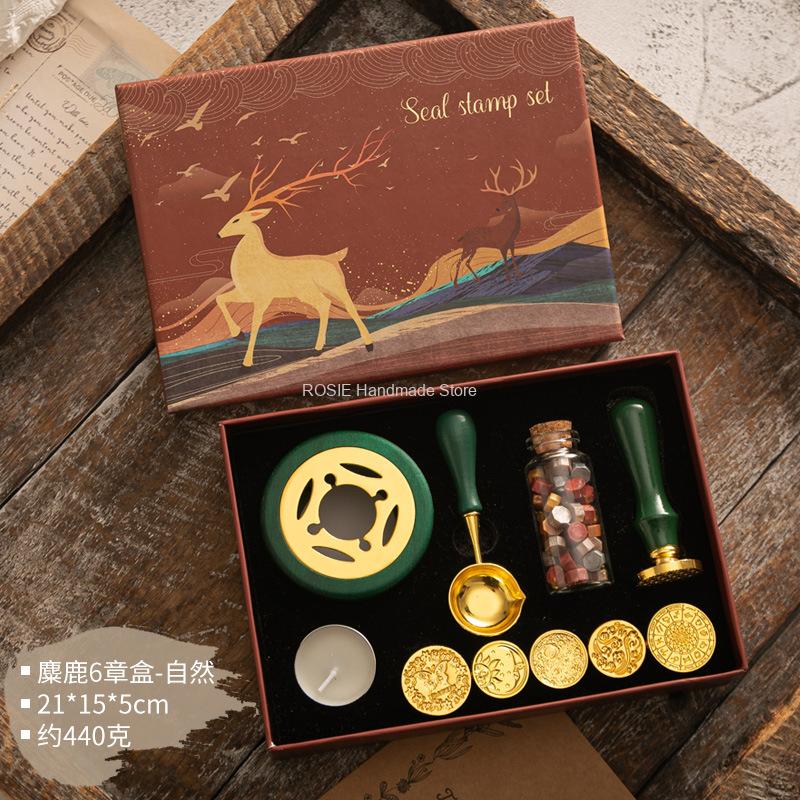 漆塗りのワックスシールスタンプセット,シーリングキット,クラ - Batik Wax Kit のレビューと価格