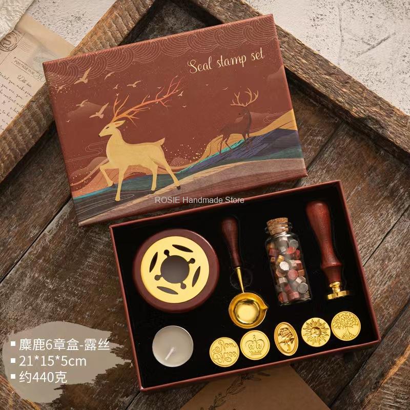 漆塗りのワックスシールスタンプセット,シーリングキット,クラ - Batik Wax Kit のレビューと価格