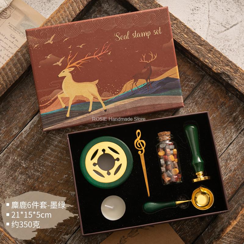 漆塗りのワックスシールスタンプセット,シーリングキット,クラ - Batik Wax Kit のレビューと価格