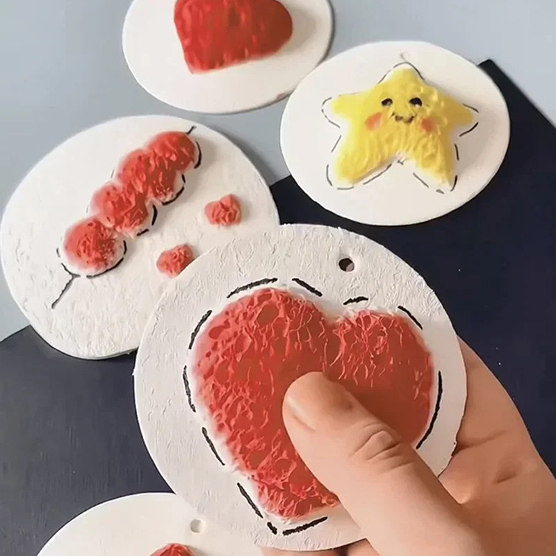 3D マジックふわふわ泡テクスチャ絵画紙子供のための DIY - Art Craft Board のレビューと価格