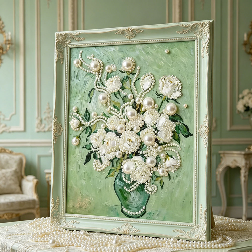 Huacan DIYパールアートペイントキット 大人と初心者 - Art Craft Rose のレビューと価格