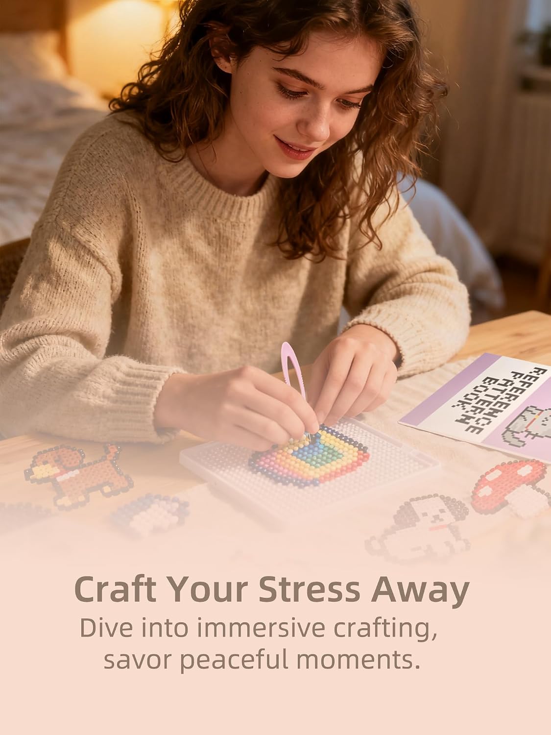 ヒューズビーズキット - 簡単DIY - 96色 53000 - Art Crafts のレビューと価格